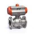 Q641F-16P SS304 Flange Pneumatic Water Ball Valve